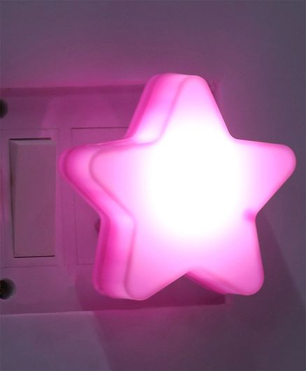 LED Night Lamp Star Shape -Pink