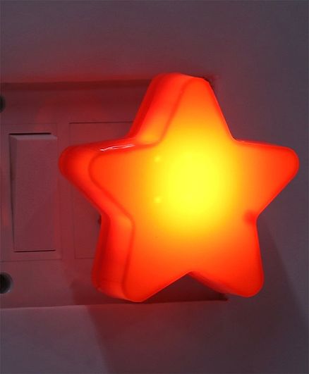 LED Night Lamp Star Shape -Red