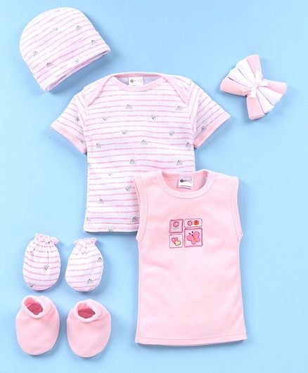 Montaly Clothing Gift Set Pink - 9 Pieces