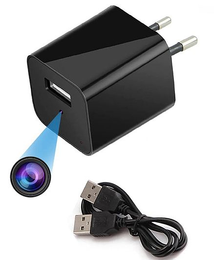 IFITech 1080P Hidden Compact Camera Cum Charger - Black