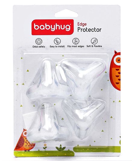 Babyhug Corner Edge Protector Pack Of 4 - White