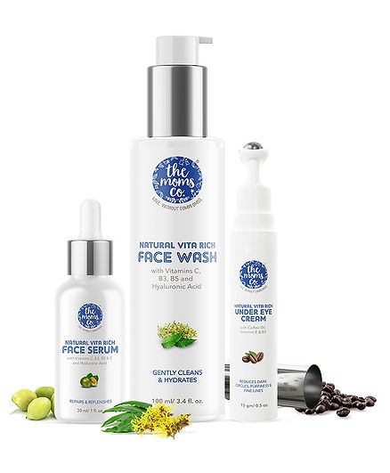 the moms co. Natural Vita Rich Night Repair Combo Pack - 3 items