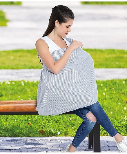Kassy Pop Multi Use Nursing Breastfeeding Cover – Blue