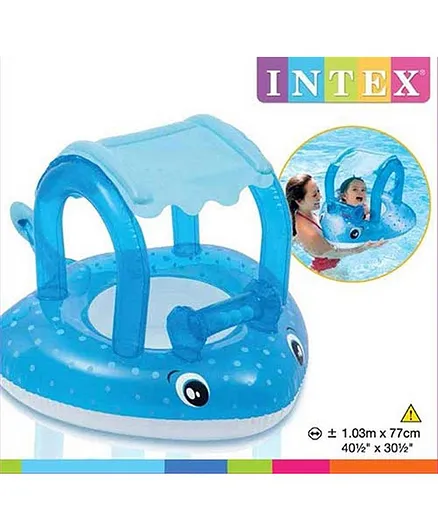 Intex Stingray Shaped Baby Float - Blue