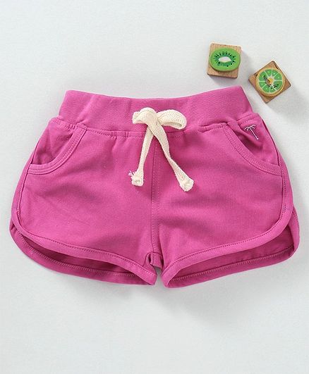 Olio Kids Shorts With Drawstring - Pink