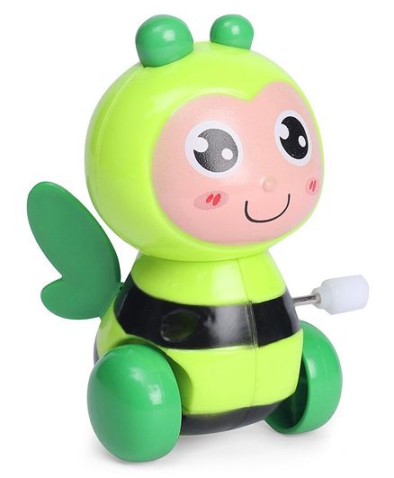 Bee Shaped Wind Up Toy - Green