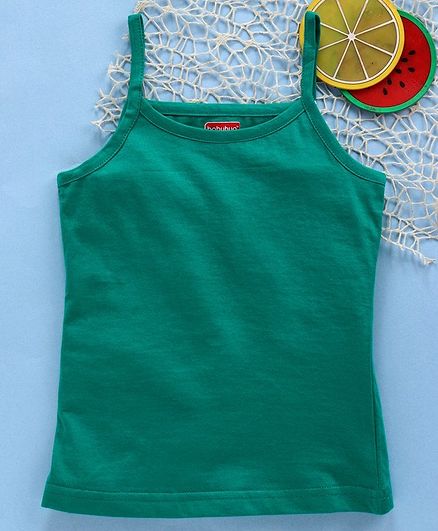 Babyhug Solid Singlet Slip - Dark Green
