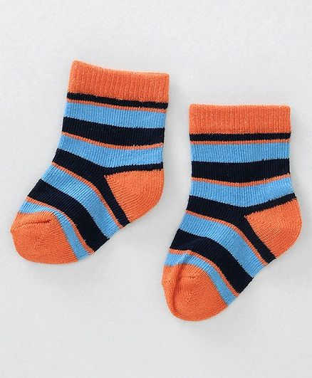 Cute Walk by Babyhug Anti Bacterial Ankle Length Non Terry Socks Pair of 1 - Multicolor