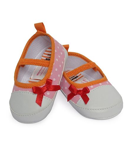 Morisons Baby Dreams Booties Polka Dot Print - Pink