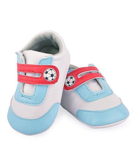 Morisons Baby Dreams Casual Shoes Football Print - Blue