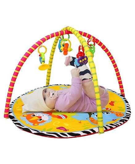 Playhood Playgym With Playmat Jungle Print - Multicolour