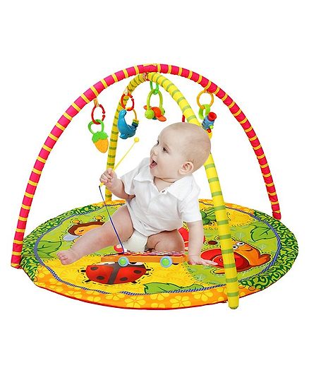 Playhood Playgym With Playmat Animal Print - Multicolour