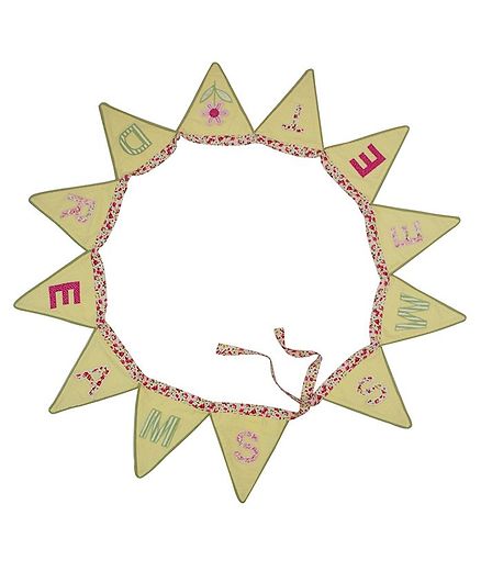 Abracadabra Decorative Sweet Dreams Bunting Banner - Beige
