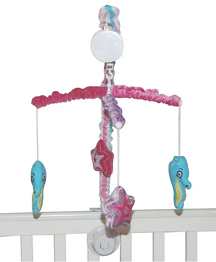 Abracadabra Musical Cot Mobile Mermaid - Pink