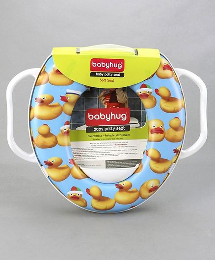 Babyhug Baby Potty Seat - Blue and Yellow