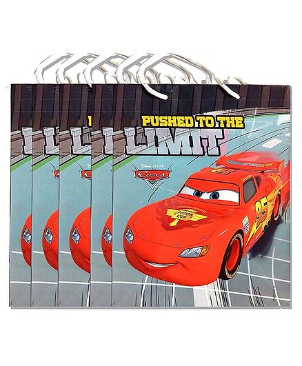 Funcart Pixar Car Paper Gift Bag Red - Pack of 5