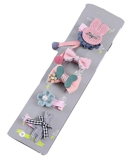 Babymoon Kids Baby Hair Accessories Assorted Design - Set of 5
