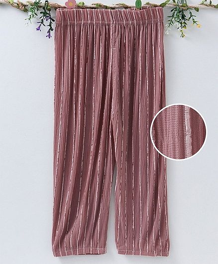 Meng Wa Full Length Lounge Pant - Dark Peach