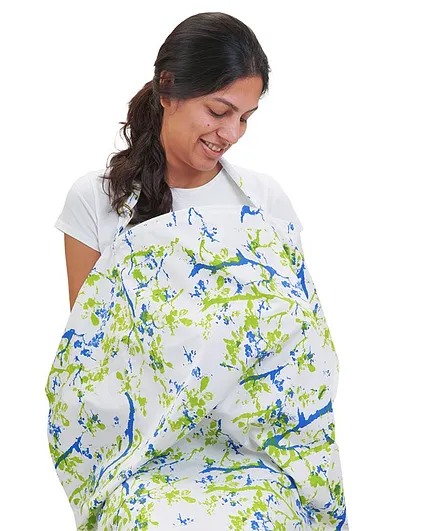 Mi Dulce An'ya Organic Cotton Nursing Cover - White