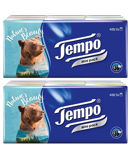 Tempo Pocket Handkerchief Mini - Pack of 18