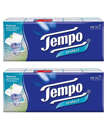 Tempo Protect Handkerchief Tissue - Pack of 20