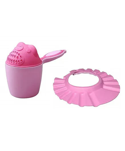 Syga Bath Cap And Rinser Pack of 2 - Pink