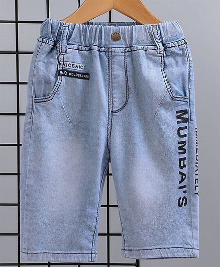 Kookie Kids Elasticated Waist Capri - Light Blue