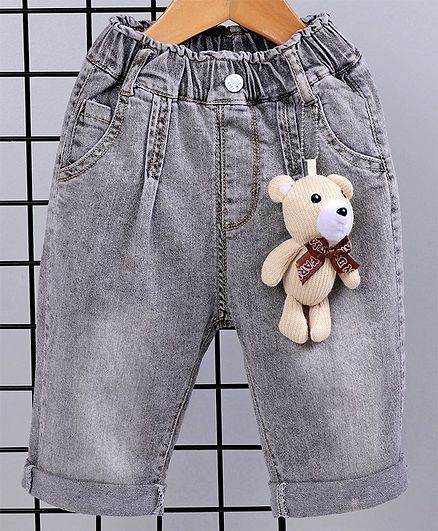 Kookie Kids Elasticated Waist Capri - Grey