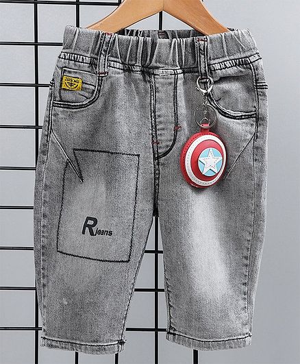Kookie Kids Elasticated Waist Capri - Dark Grey