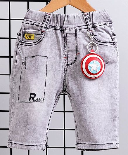 Kookie Kids Elasticated Waist Capri - Grey
