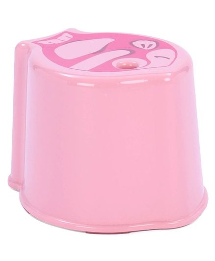 Fish Printed Stool - Pink