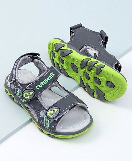 Cute Walk by Babyhug Sandals Velcro Closure - Navy Blue