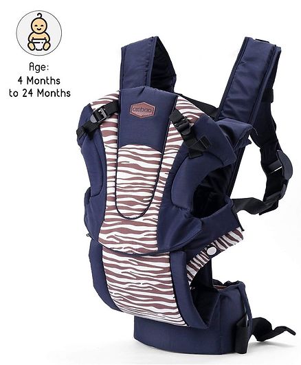 3 in 1 Baby Carrier - Navy Blue Brown