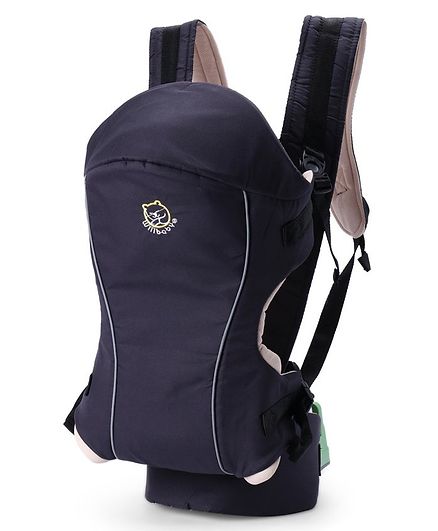 Baby Carrier With Adjustable Head Support - Navy Blue