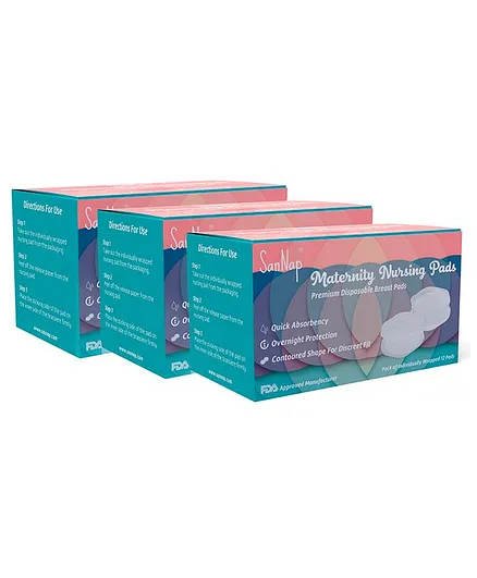 SanNap Disposable Breast Pads - 36 Pads