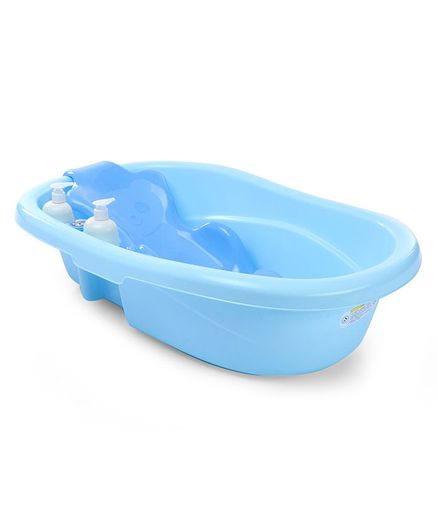 Large Baby Bath Tub With Bather - Blue
