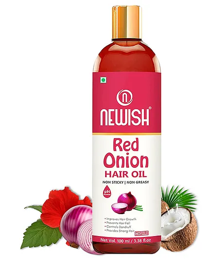 Newish® Onion hair oil for Hair Growth & Hair fall Control - 100ml