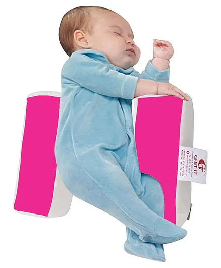 Get IT Rectangle Anti Roll Pillow - Dark Pink