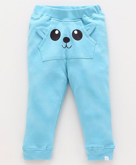 Babyoye Cotton Full Length Leggings - Blue