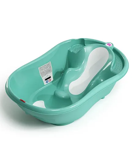 Ok Baby Onda Evolution Baby Bath Tub With Inbuilt Bather - Turquoise