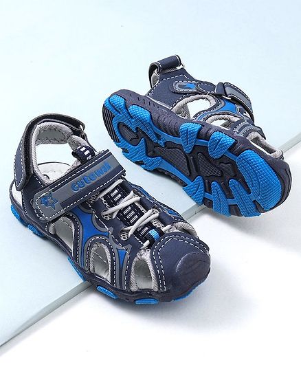 Cute Walk by Babyhug Sandals - Blue