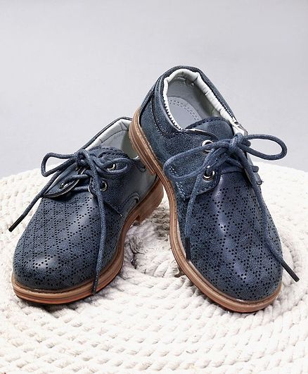 Cute walk by Babyhug Formals Shoes - Blue