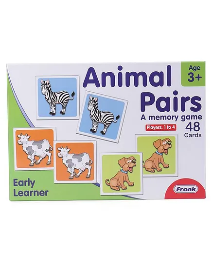 Frank Animal Puzzle Set of 4 Multicolour - 48 Pieces