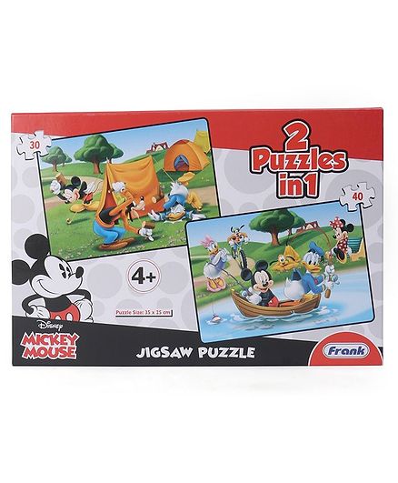 Disney Mickey Mouse Puzzle Set of 2 Multicolour - 70 Pieces