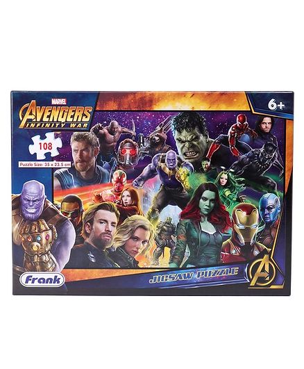 Frank Marvel Avengers Infinity War Puzzle Multicolour - 108 Pieces