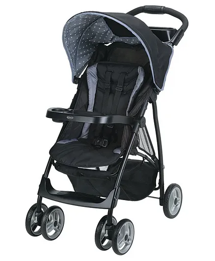 Graco LiteRider LX Foldable Lightweight Travel Stroller Hatton - Grey