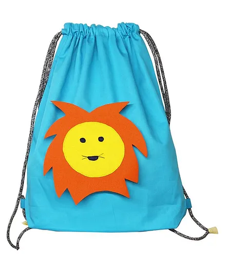 Kadam Baby Giraffe Drawstring Bag - Blue
