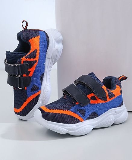 Cute Walk by Babyhug Mesh Sport Shoes - Dark Blue