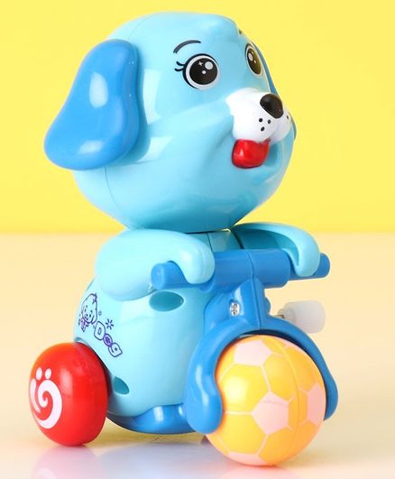 Doggy Shaped Wind Up Toy - Blue