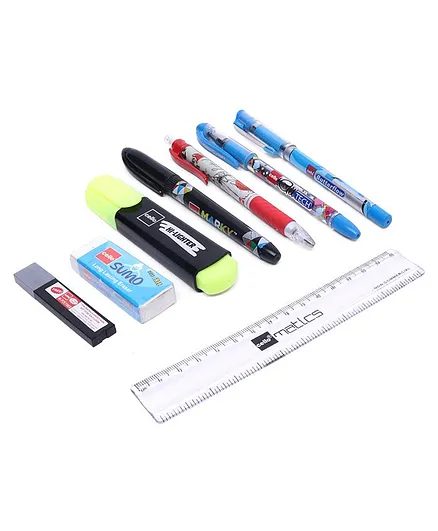 Cello School Kit Stationery Multicolor - Set of 8 Pieces